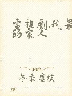 电视剧,我最爱的家人