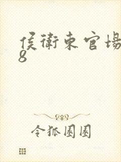 侯卫东官场笔记8