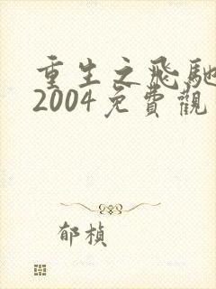 重生之飞驰人生2004免费观看