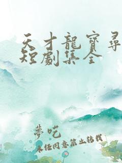 天才龙宝寻亲记短剧集全