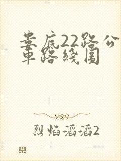 娄底22路公交车路线图