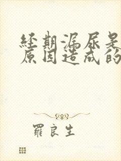 经期漏尿是什么原因造成的