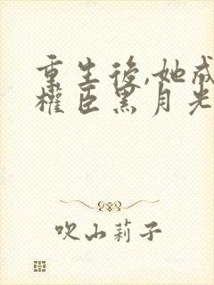 重生后,她成了权臣黑月光主角