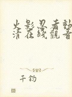 火影忍者动画高清在线观看