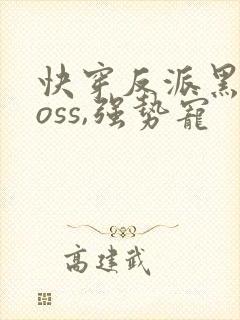 快穿反派黑化boss,强势宠