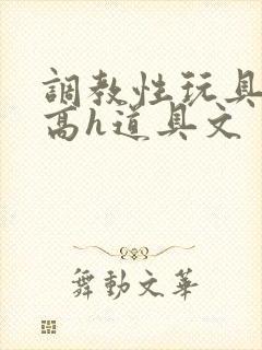 调教性玩具np高h道具文