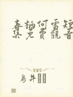 春栖何处短剧全集免费观看全集高清