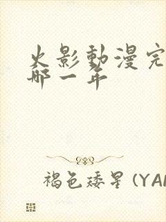 火影动漫完结是哪一年