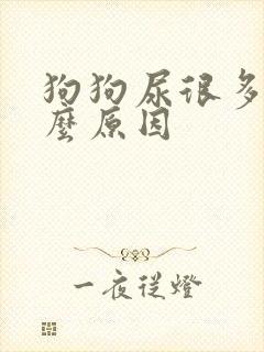 狗狗尿很多是什么原因