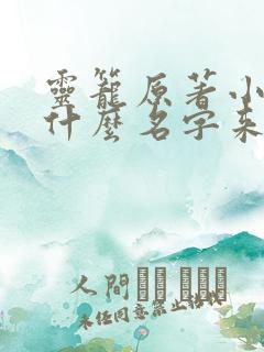 灵笼原著小说叫什么名字来着