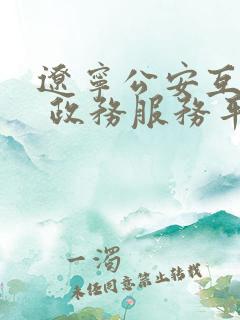 辽宁公安互联网 政务服务平台下载