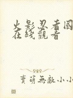 火影忍者国语版在线观看