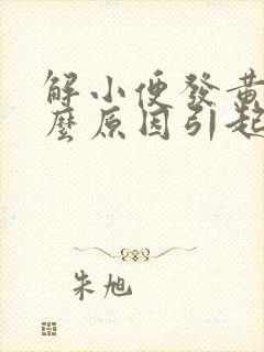 解小便发黄是什么原因引起的