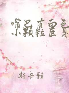 嘴巴有白色的一小颗粒巨臭