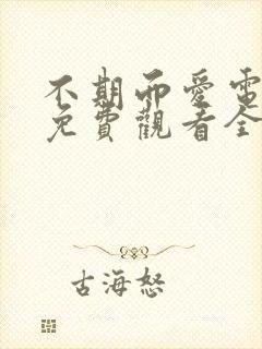 不期而爱电视剧免费观看全集剧情