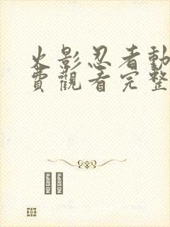 火影忍者动漫免费观看完整在线