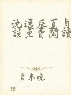 沈逸辰夏月舒小说免费阅读最新章节