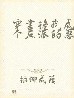 穿书后我成了三个反派的恶毒后娘 小说