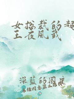 女总裁的超级兵王夜风武