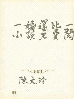 一婚还比一婚高小说免费阅读