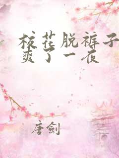 校花脱裤子让我爽了一夜