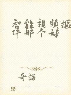 智能视频抠像软件哪个好