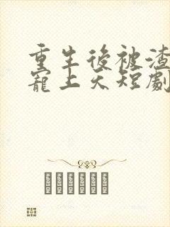 重生后被渣舅舅宠上天短剧