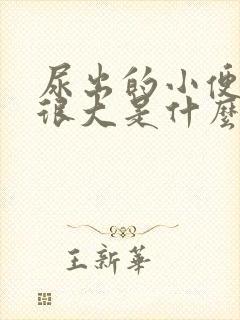 尿出的小便味道很大是什么原因