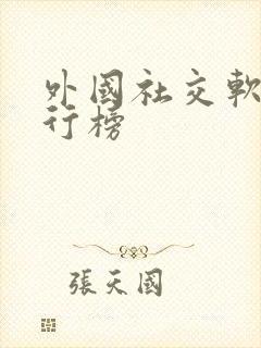 外国社交软件排行榜