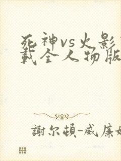 死神vs火影下载全人物版