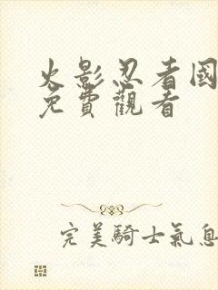 火影忍者国语版免费观看