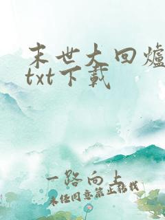 末世大回炉完整txt下载