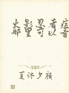 火影忍者疾风传哪里可以看