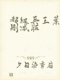 超级兵王叶谦未删减版