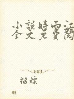 小说时雨江亦琛全文免费阅读全文