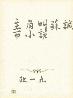 主角叫苏诚的都市小说