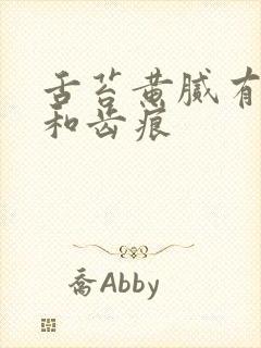 舌苔黄腻有裂缝和齿痕