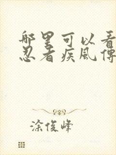 哪里可以看火影忍者疾风传全集免费