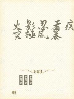 火影忍者疾风传究极风暴