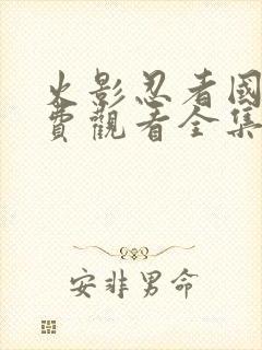 火影忍者国语免费观看全集