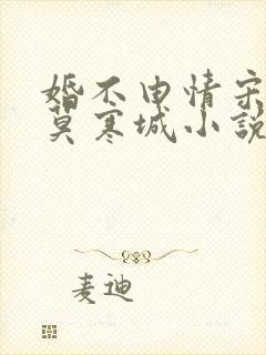 婚不由情宋书桐莫寒城小说