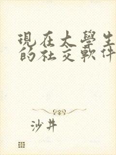 现在大学生常用的社交软件