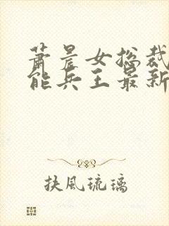 萧晨女总裁的全能兵王最新更新最新章节