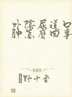 外阴尿道口有点肿怎么回事