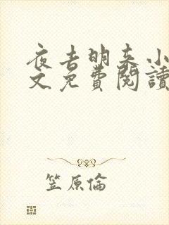 夜去明来小说全文免费阅读最新章节