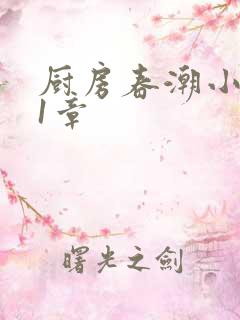 厨房春潮小说第1章