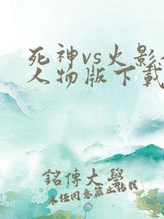 死神vs火影全人物版下载