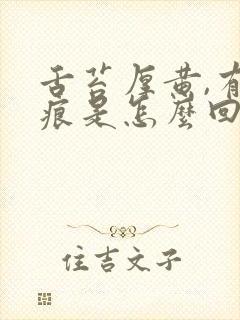 舌苔厚黄,有齿痕是怎么回事