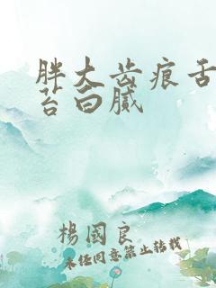 胖大齿痕舌 舌苔白腻