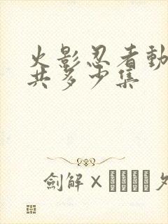 火影忍者动画一共多少集